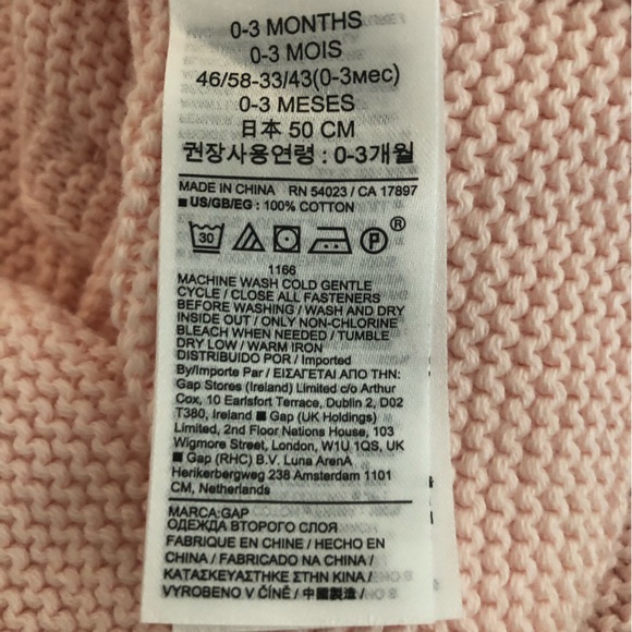 Gap sweater 0-3 months never worn - Picture 7 of 7